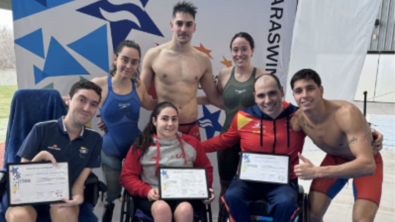 España récords mundiales natación paralímpica piscina corta