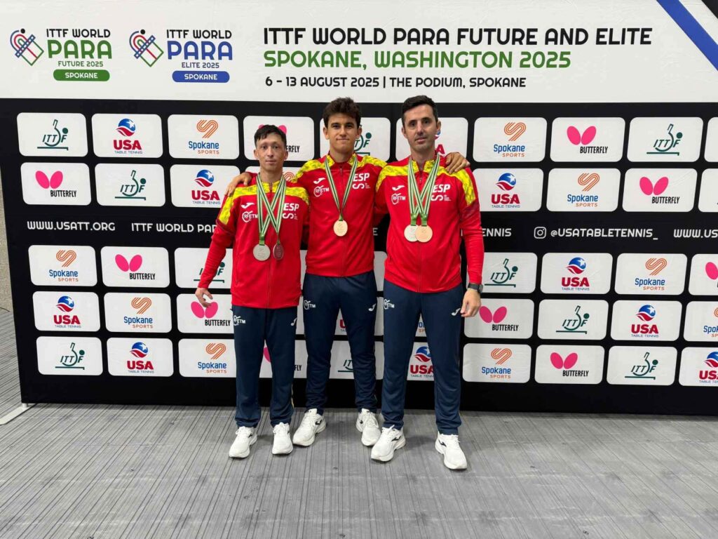 El tenis de mesa paralímpico español cierra un año con casi un centenar de medallas