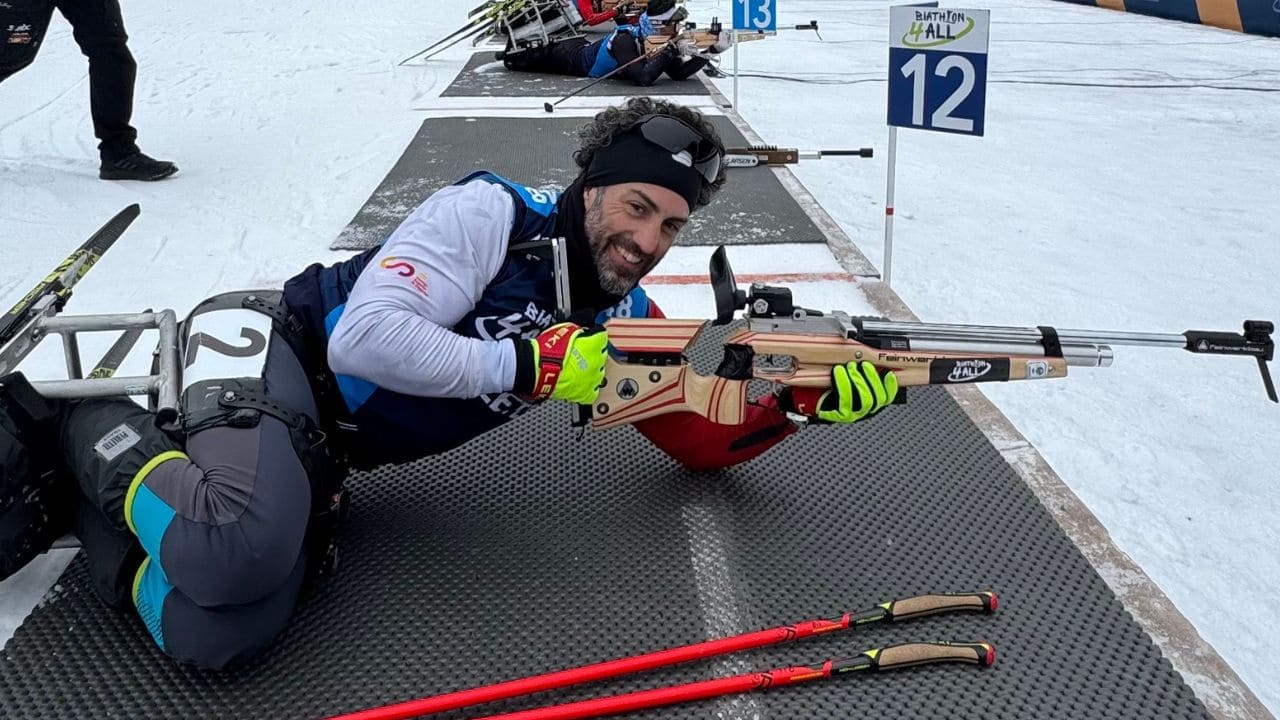 Higinio Rivero biatlón paralímpico