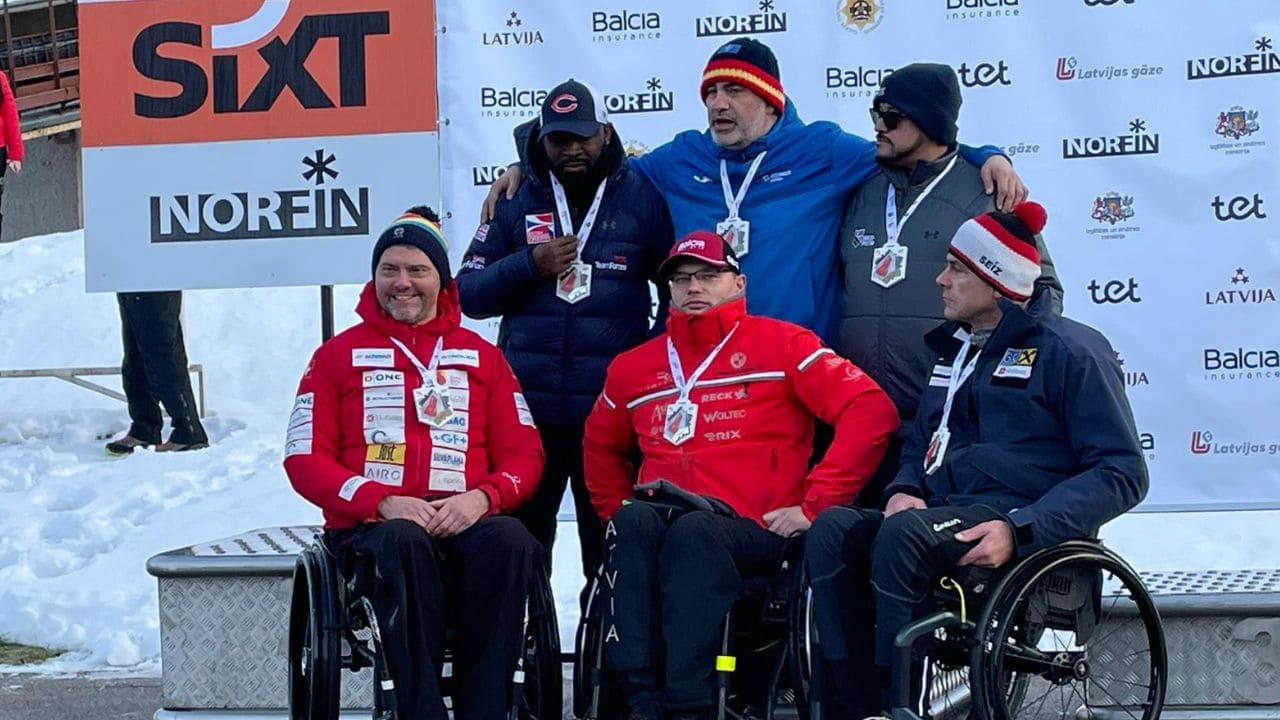 Israel Blanco podio Copa del Mundo bobsleigh