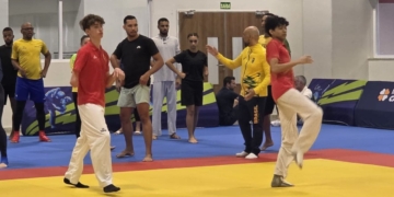 Joel Martín y Rachid El Hayani taekwondo paralímpico