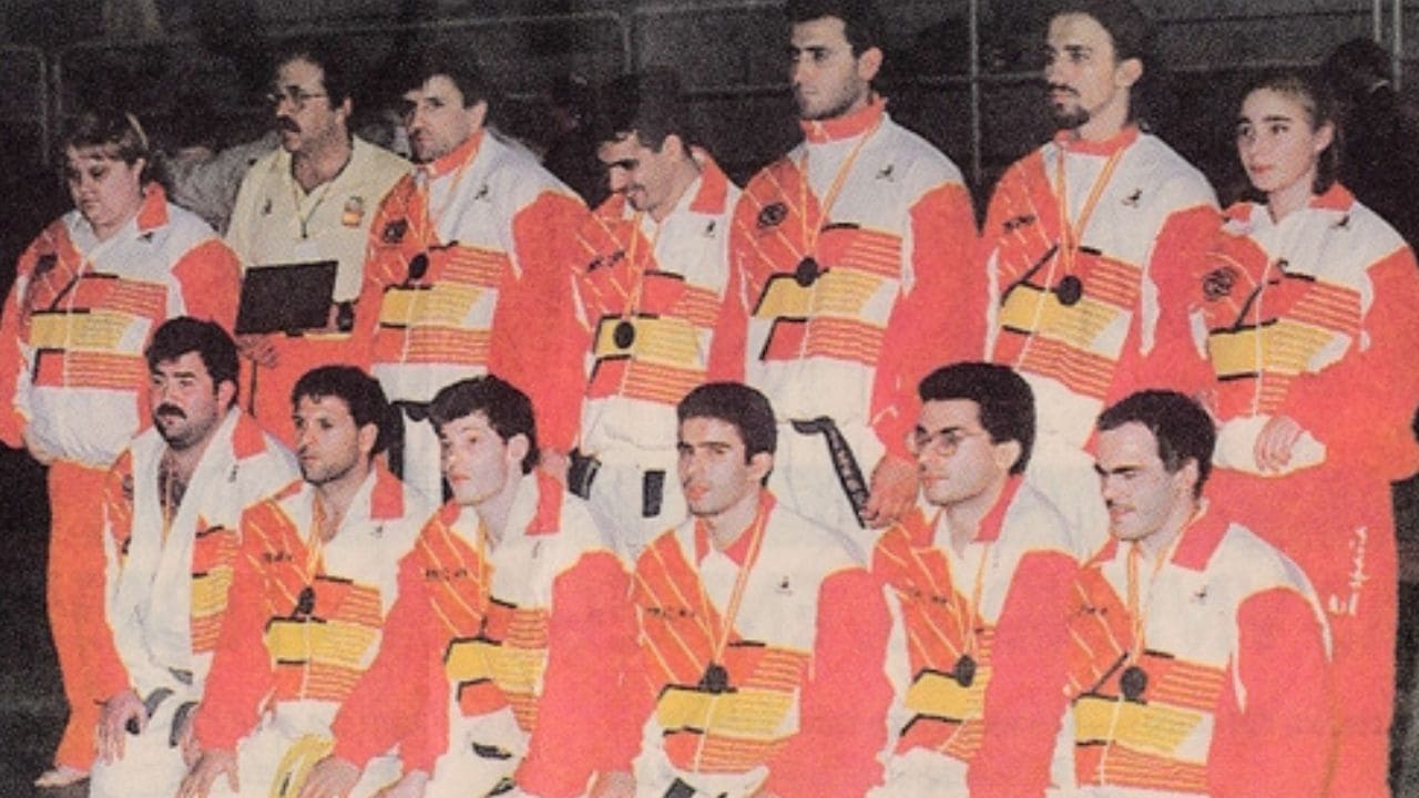 Juan Damián Matos con España judo para ciegos