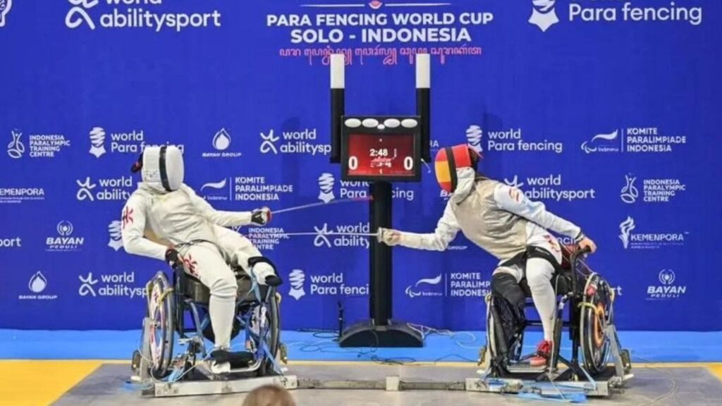 La esgrima española en silla de ruedas mantiene su impulso con Judith Rodríguez al frente