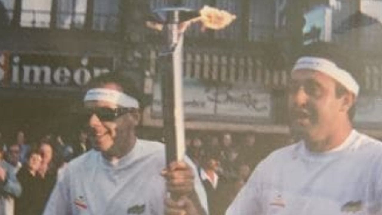 Julio Requena antorcha Paralímpicos Barcelona 1992