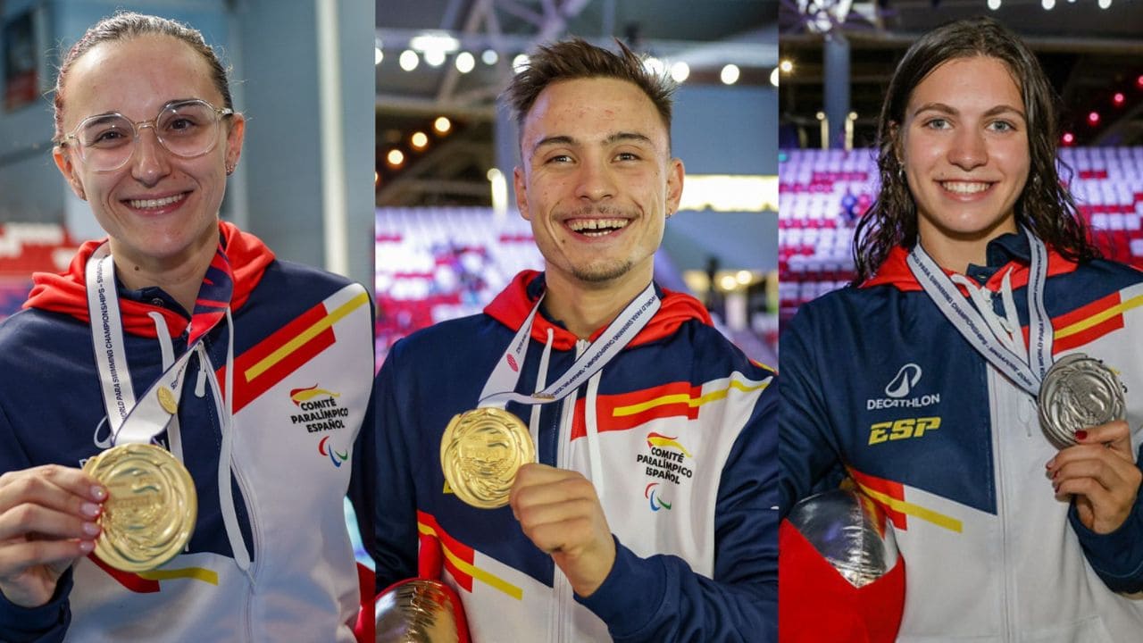 María Delgado Íñigo Llopis Tasy Dmytriv natación paralímpica