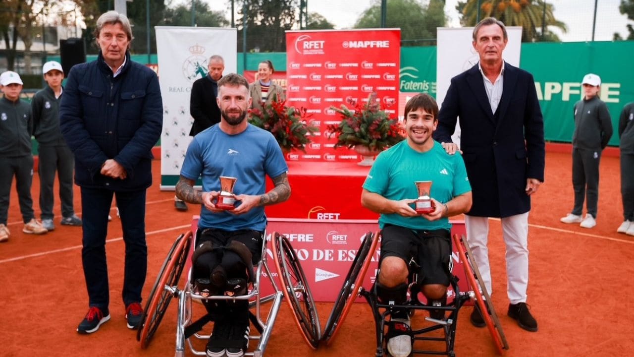 Martín de la Puente gana dobles Campeonato España tenis en silla ruedas