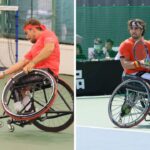 Martín de la Puente y Dani Caverzaschi tenis en silla ruedas