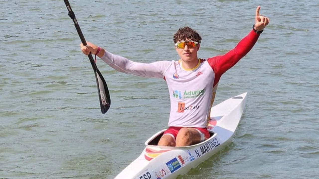 Nicolás Martínez campeón mundial maratón piragüismo paralímpico