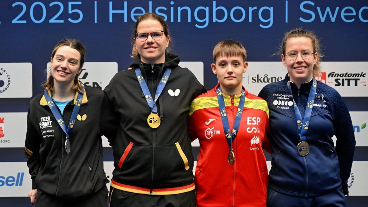 Olaia Martínez bronce tenis de mesa Europeo paralímpico