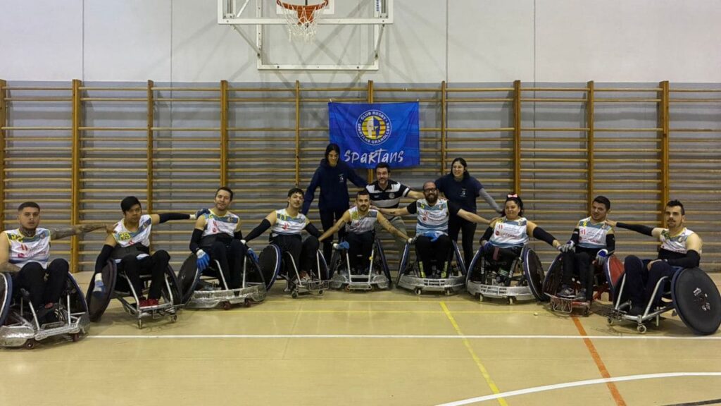 Spartans Granollers manda en Zaragoza y se encarama al liderato de la Liga de rugby en silla de ruedas