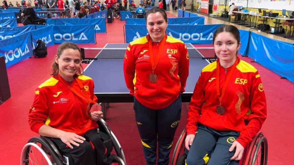 El tenis de mesa paralímpico español cierra un año con casi un centenar de medallas