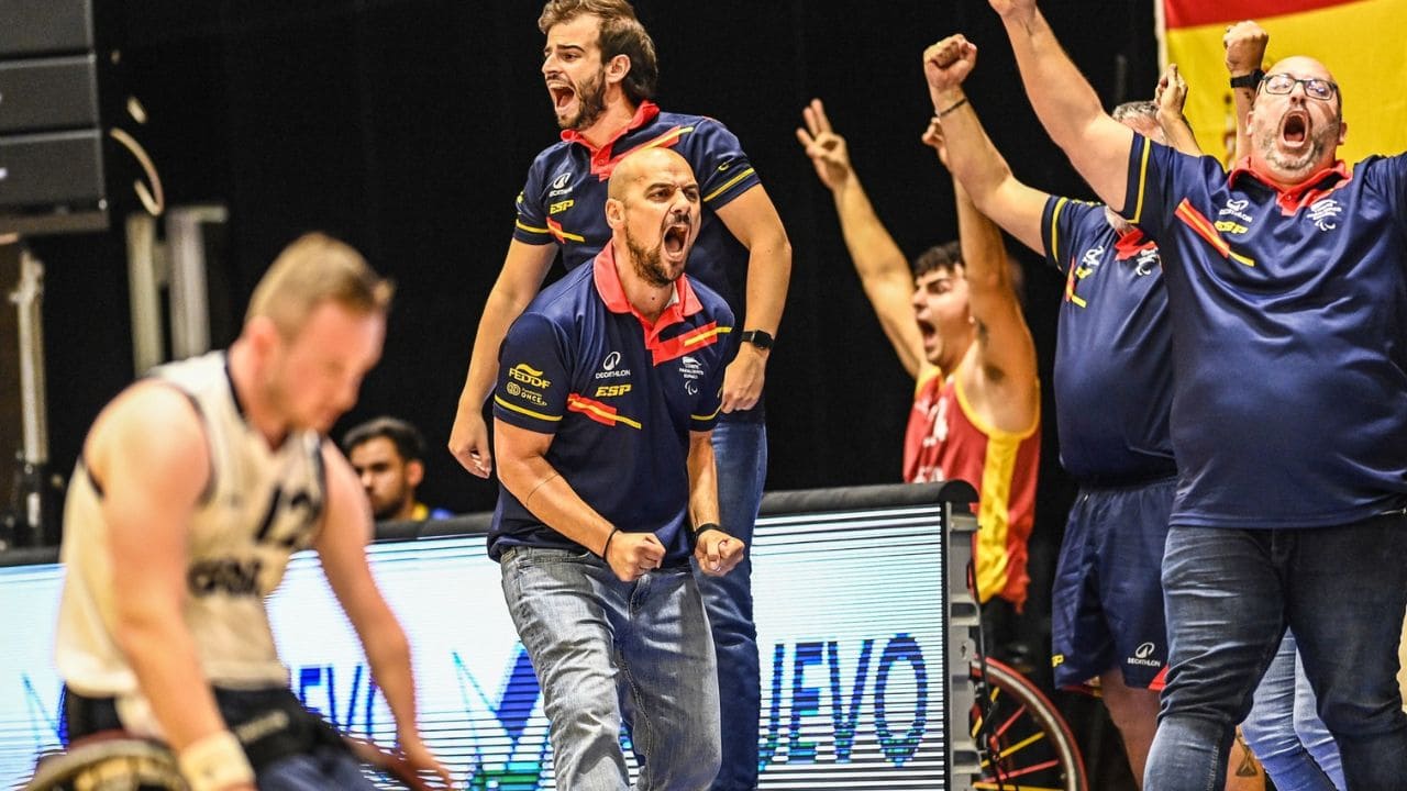 Abraham Carrión seleccionador español de baloncesto en silla