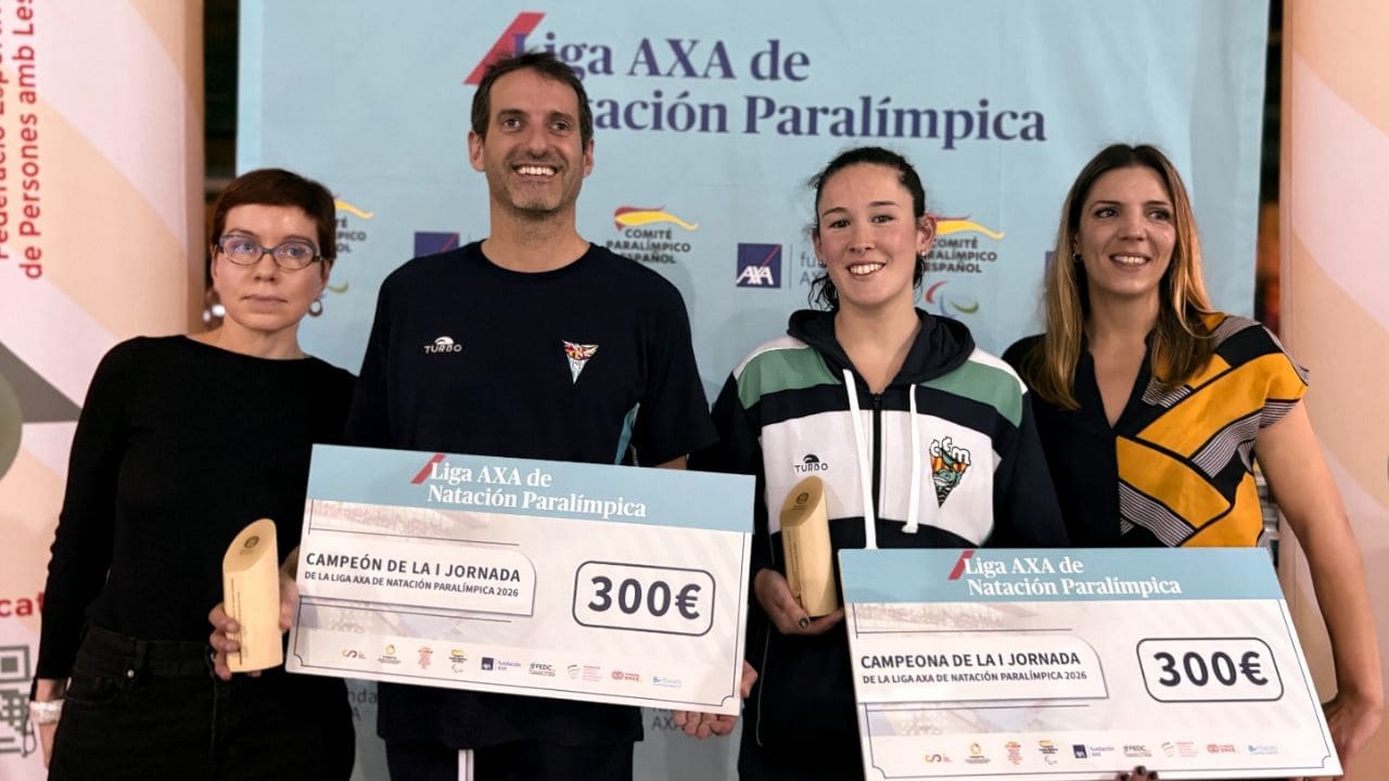 Albert Gelis y Marian Polo Liga AXA natación
