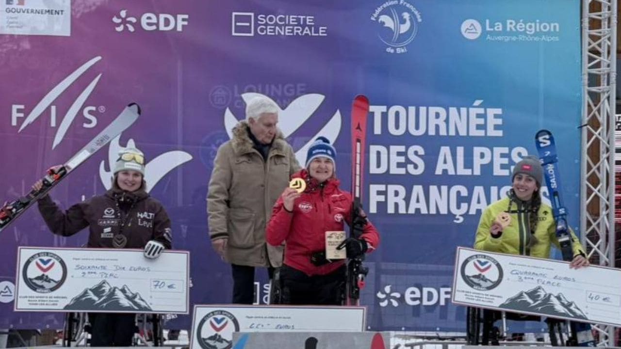 Audrey Pascual logra la plata en gigante slalom en la Copa del Mundo de esquí en Méribel