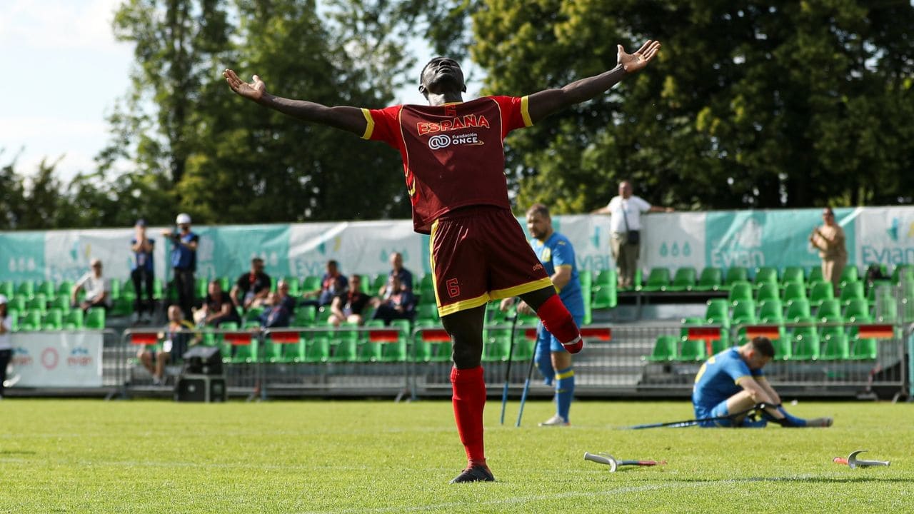 David Mendes fútbol para amputados
