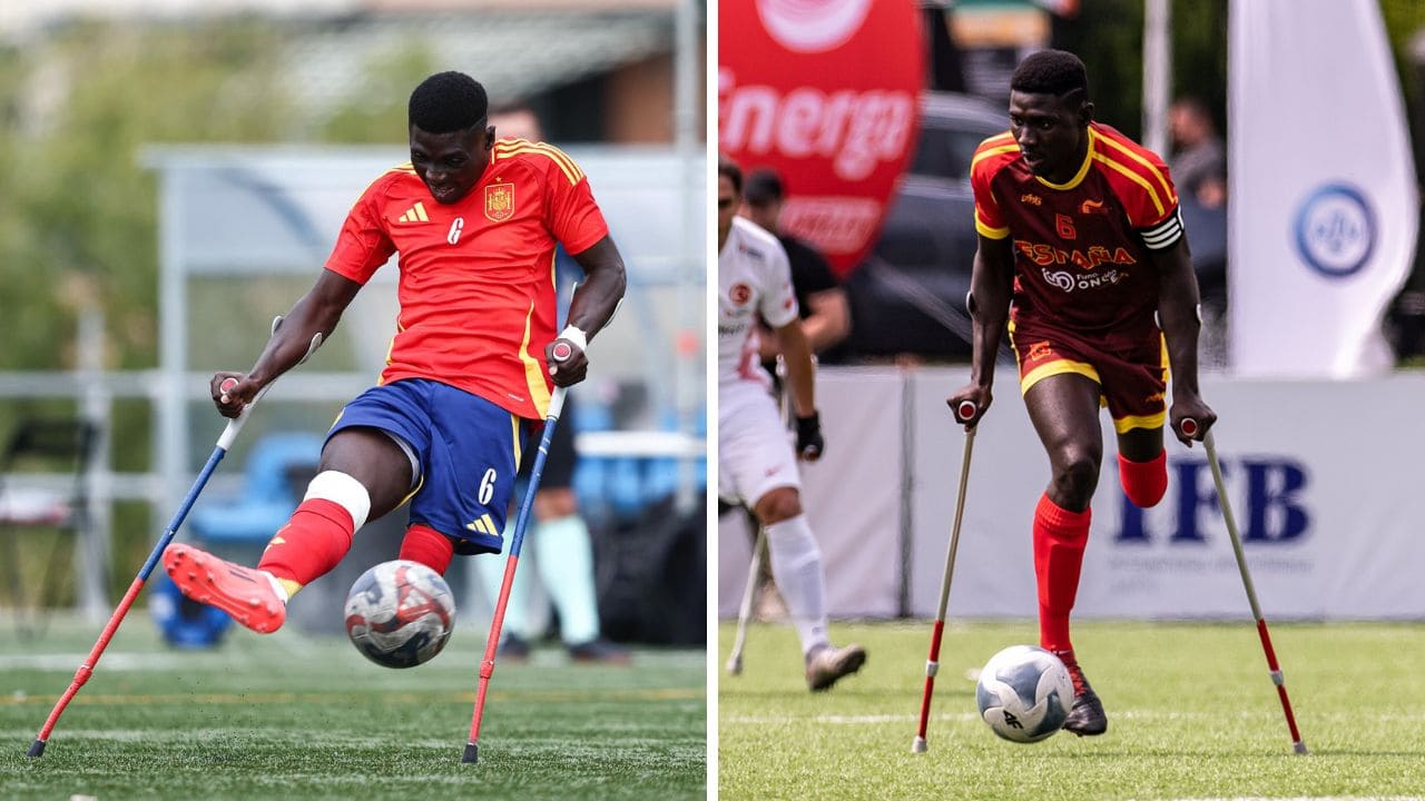 David Mendes selección española de fútbol para amputados