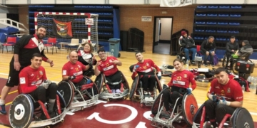 Dragones del CAAD rugby en silla de ruedas