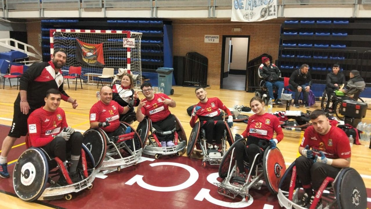 Dragones del CAAD rugby en silla de ruedas