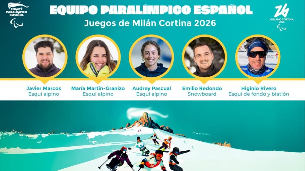 España llevará a cinco deportistas a los Juegos Paralímpicos de Invierno de Milán-Cortina 2026