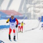 El español Pol Makuri, en esquí de fondo paralímpico