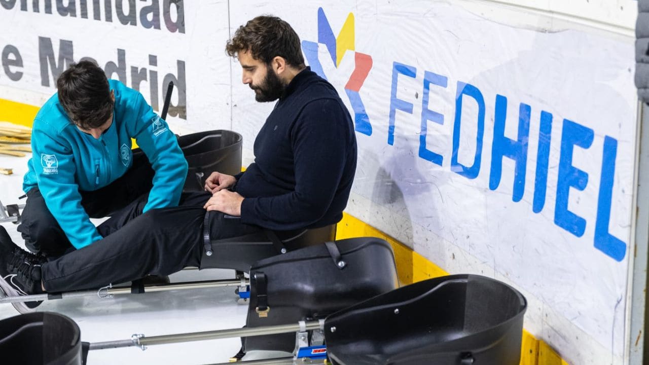 Goyo de la Osa pionero español hockey hielo paralímpico