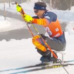 Higinio Rivero en la Copa del Mundo de esquí de fondo paralímpico de Finsterau