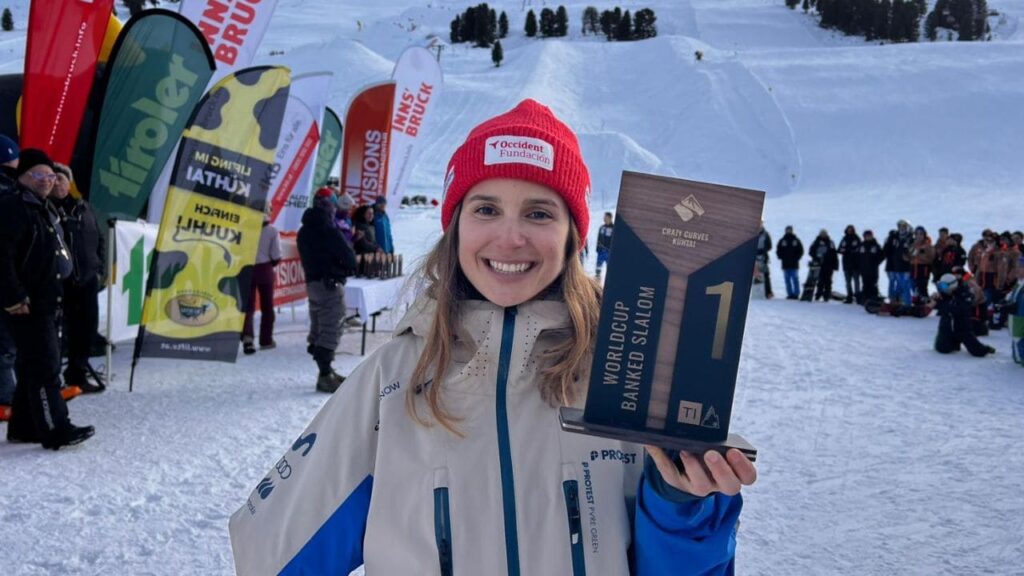 Doble victoria de Irati Idiakez en la Copa del Mundo de snowboard paralímpico en Kühtai