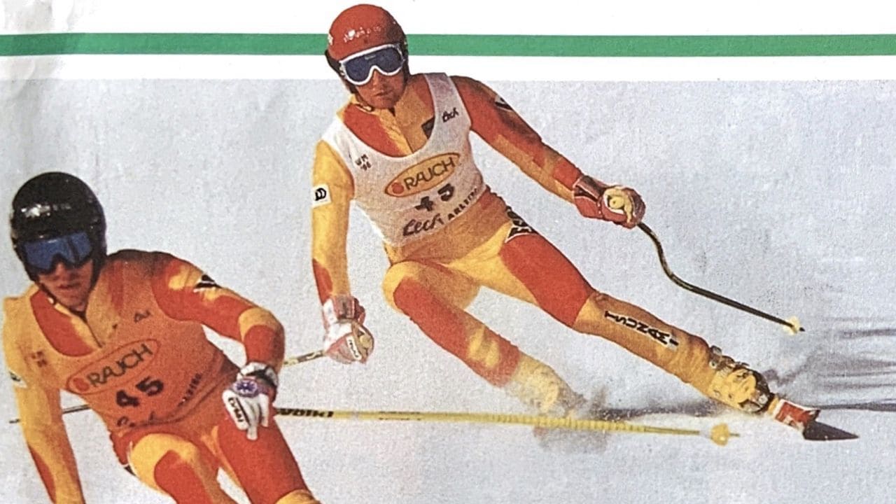 Juan Carlos Molina durante un Mundial de esquí alpino paralímpico