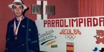 Mariano Ruiz ganó dos medallas de oro en atletismo en los Juegos Paralímpicos de Seúl 1988
