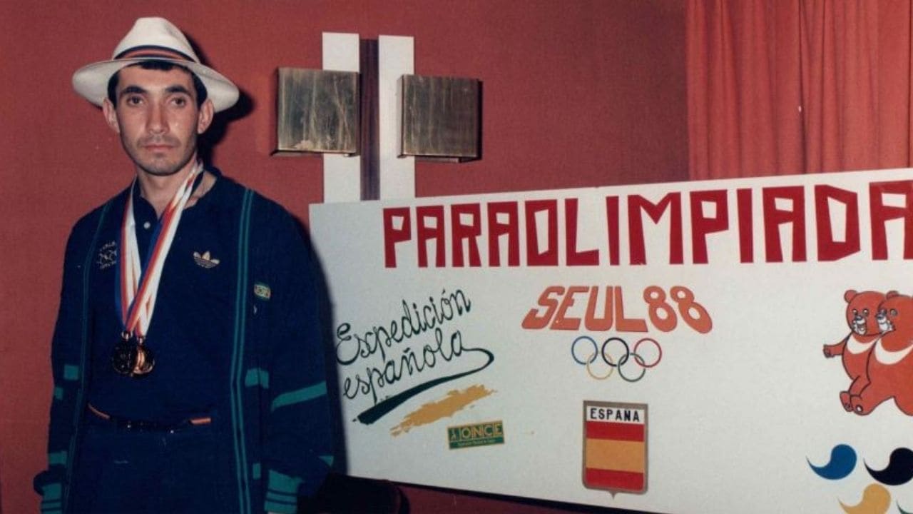 Mariano Ruiz ganó dos medallas de oro en atletismo en los Juegos Paralímpicos de Seúl 1988