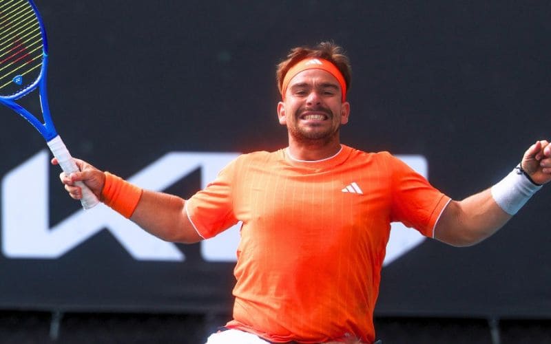 Martín de la Puente se mete en la final del Open de Australia de tenis en silla