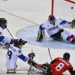Partido internacional de hockey sobre hielo paralímpico