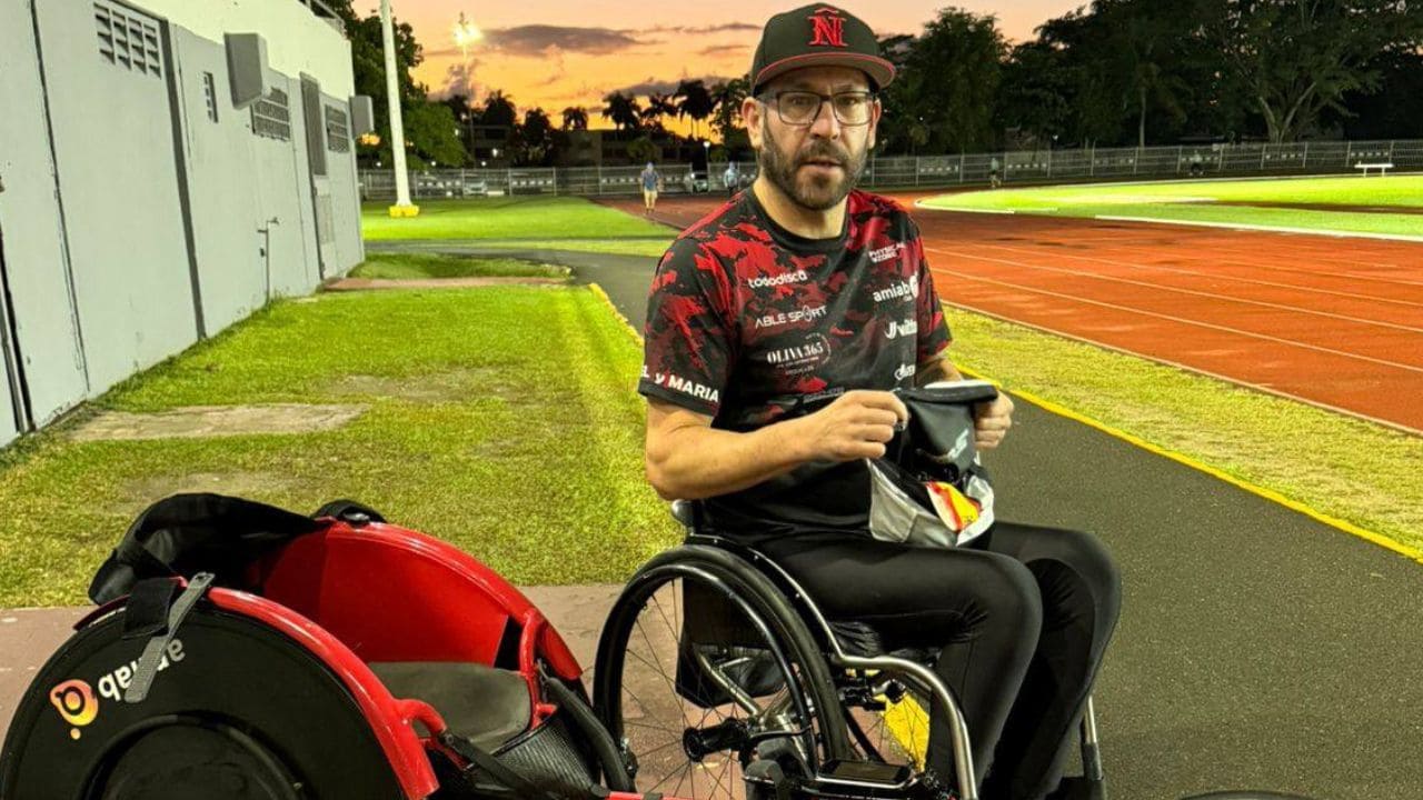 Rafa Botello vence en la Toa Baja maratón de Puerto Rico en categoría para atletas en silla