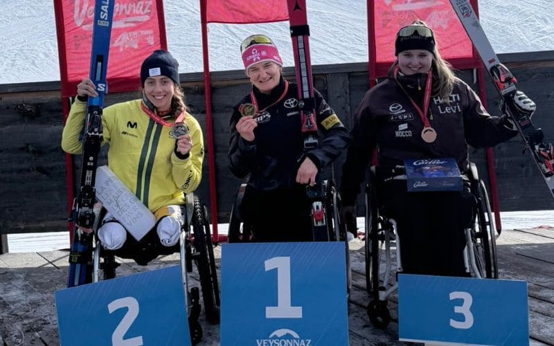 Audrey Pascual logra la medalla de plata en slalom en la Copa del Mundo de esquí en Veysonnaz
