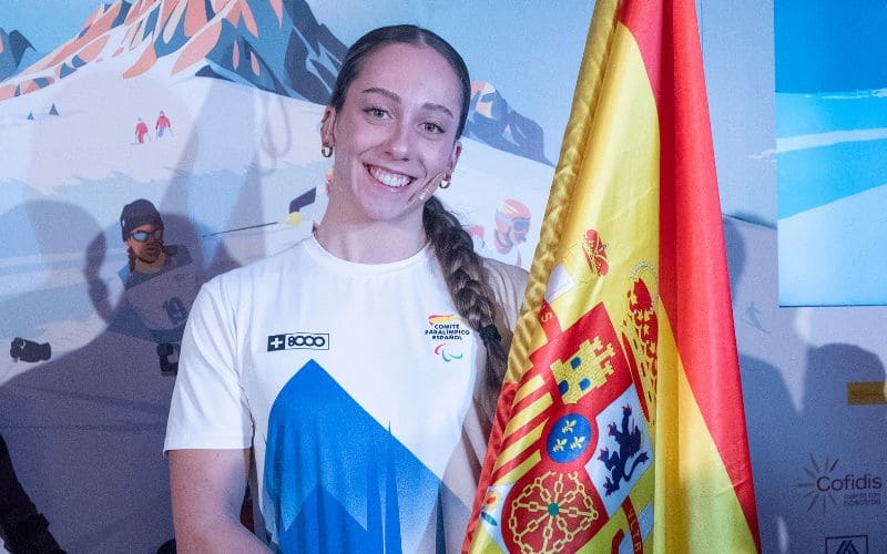 Audrey Pascual será la abanderada española en los Juegos Paralímpicos de Milán-Cortina 2026