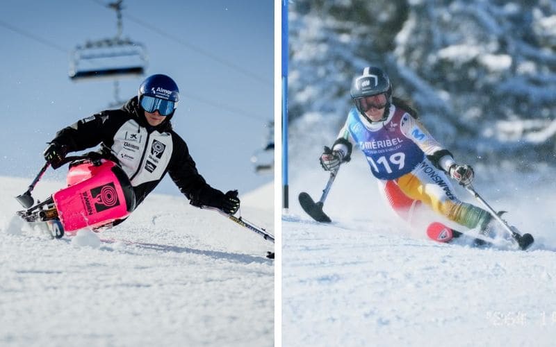 Audrey Pascual y María Martín-Granizo, podio en la Copa del Mundo de Veysonnaz de esquí paralímpico