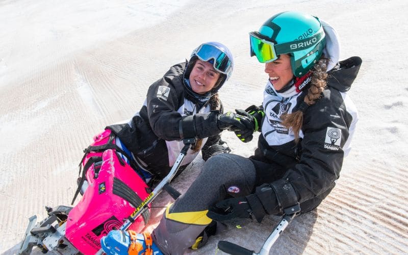 Audrey Pascual y María Martín-Granizo suben al podio en Copa del Mundo de esquí paralímpico