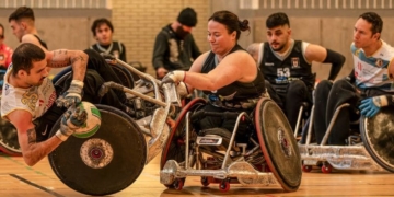 El BUC de Barcelona lidera la Liga española de rugby en silla de ruedas