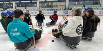 El hockey sobre hielo paralímpico da sus primeros pasos en España
