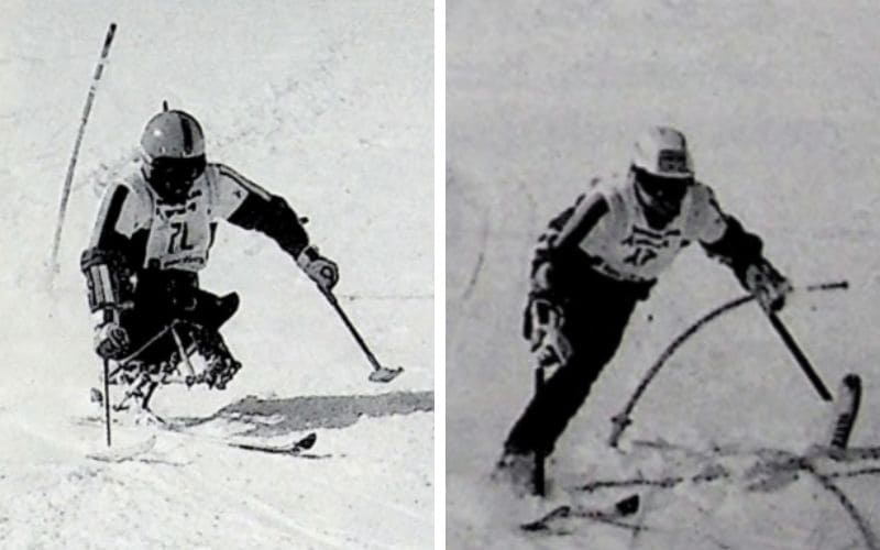 Los esquiadores españoles Manuel Amat y Rafael Llatser estuvieron en los Juegos de Albertville 1992