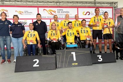 Los ganadores de la primera Copa de España de ciclismo paralimpico de la temporada