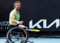 Dani Caverzaschi gana el título de dobles en el torneo de tenis en silla de ruedas en Rome, Georgia