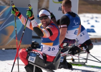 Higinio Rivero debuta en esquí de fondo en los Juegos Paralímpicos de Invierno