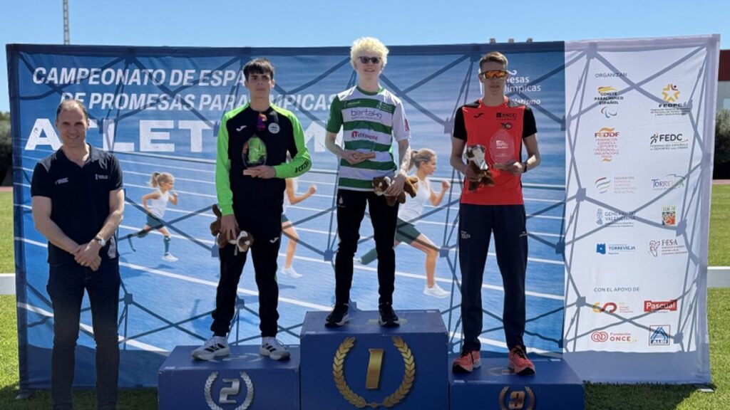 Aner Aróstegui lidera el podio del Campeonato de España de Promesas Paralímpicas 2026