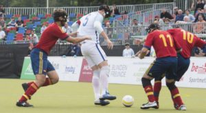 Iván López, la 'torre' de 'La Roja' de fútbol para ciegos